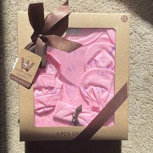 Pink Baby Bodysuit Gift Set